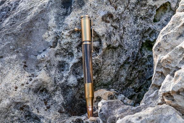PSI Bolt Action Pen V2 Cal 30 Antik Messing